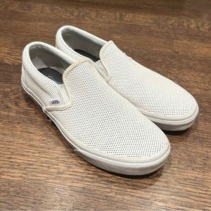 Women’s Vans Perforated Classic Leather Slip-On